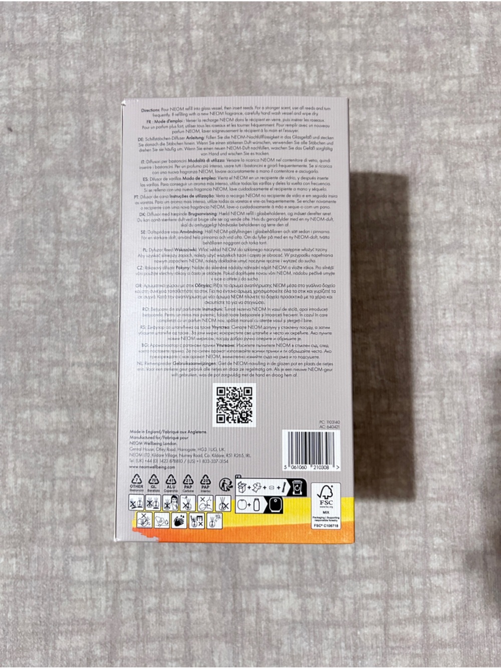 NIB NEOM Happiness Reed Diffuser - Picture 2 of 2